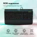 Клавиатура GMNG 999GK механическая черный/серебристый USB Multimedia for gamer LED (подставка для запястий) (1091218)