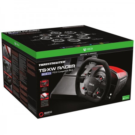 Руль ThrustMaster TS-XW RACER EU VERSION 14кноп. (с педалями) черный/красный