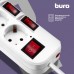 Сетевой фильтр Buro 500SH-1.8-SW-W 1.8м (5 розеток) белый (коробка)