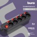 Сетевой фильтр Buro 500SH-3-SW-B 3м (5 розеток) черный (коробка)