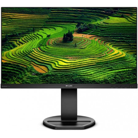 Монитор Philips 23.8" 241B8QJEB (00/01) черный IPS LED 16:9 DVI HDMI M/M матовая HAS Piv 1000:1 250cd 178гр/178гр 1920x1080 75Hz VGA DP FHD USB 4.97кг