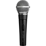 Микрофон проводной Shure SM58SE черный/серебристый