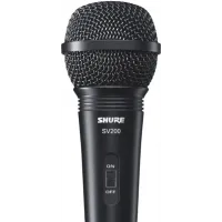 Микрофон проводной Shure SV200-A 4.5м черный