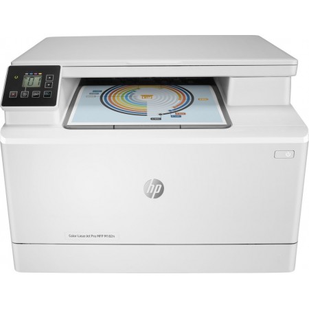 МФУ лазерный HP Color LaserJet Pro MFP M182n (7KW54A) A4 Net белый