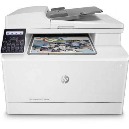 МФУ лазерный HP Color LaserJet Pro M183fw (7KW56A) A4 Net WiFi белый