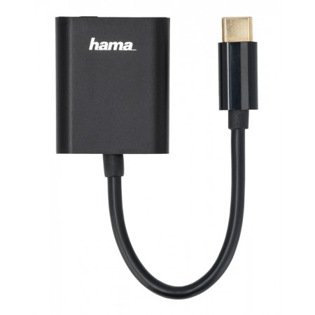 Разветвитель USB 2.0 Hama 1порт. черный (00135748)