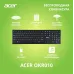 Клавиатура Acer OKR010 черный USB беспроводная slim Multimedia (ZL.KBDEE.003)