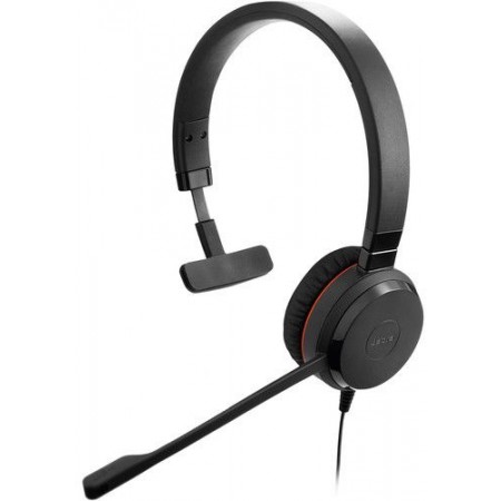 Наушники с микрофоном Jabra EVOLVE 30 II MS Mono черный/красный 2м накладные USB оголовье (5393-823-309)