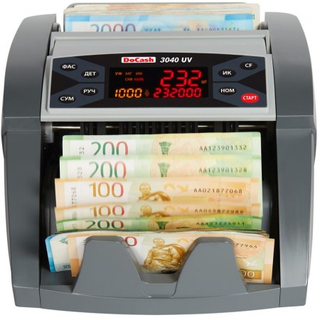 Счетчик банкнот DoCash 3040 UV 6884 рубли