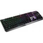 Клавиатура MSI VIGOR GK50 LOW PROFILE RU механическая черный USB Multimedia for gamer LED