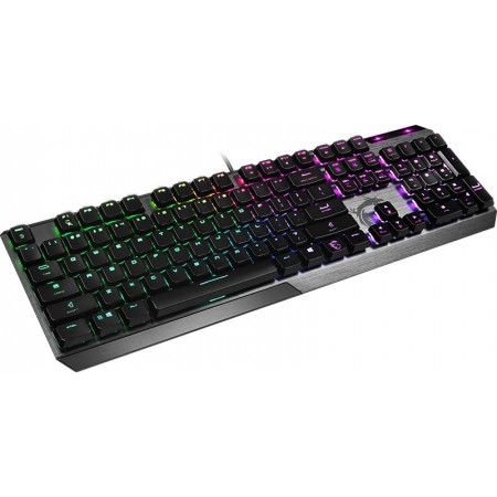 Клавиатура MSI VIGOR GK50 LOW PROFILE RU механическая черный USB Multimedia for gamer LED