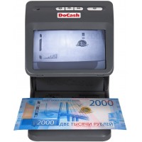 Детектор банкнот DoCash mini IR/UV/AS 10658 просмотровый мультивалюта