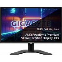 Монитор Gigabyte 27" G27Q черный IPS LED 1ms 16:9 HDMI M/M полуматовая HAS 350cd 178гр/178гр 2560x1440 144Hz G-Sync FreeSync DP 2K USB 7.3кг