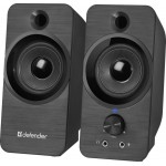 Колонки Defender SPK-190 2.0 черный 8Вт портативные