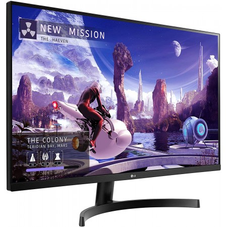 Монитор LG 27" 27QN600-B черный IPS LED 16:9 HDMI матовая 1000:1 350cd 178гр/178гр 2560x1440 75Hz DP 2K