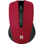 Мышь Defender Accura MM-935 красный оптическая 1600dpi беспров. USB для ноутбука 3but (52937)