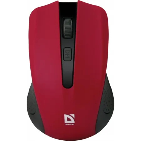 Мышь Defender Accura MM-935 красный оптическая 1600dpi беспров. USB для ноутбука 3but (52937)