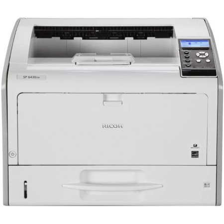 Принтер светодиодный Ricoh SP 6430DN (407484) A3 Duplex серый