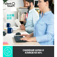 Клавиатура + мышь Logitech MK295 клав:черный мышь:черный USB беспроводная (920-009807) Клавиатура + мышь Logitech MK295 клав:черный мышь:черный USB беспроводная (920-009807)