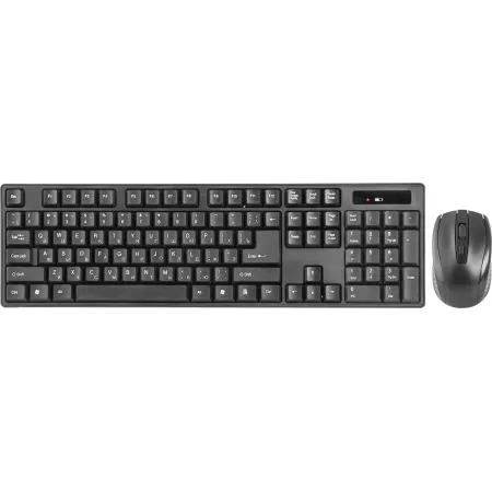 Клавиатура + мышь Defender #1 C-915 RU клав:черный мышь:черный USB беспроводная (45915)