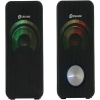 Колонки Оклик OK-122 2.0 черный 6Вт