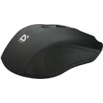 Мышь Defender Accura MM-935 черный оптическая 1600dpi беспров. USB для ноутбука 3but (52935)