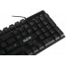 Клавиатура + мышь Defender Glion клав:черный мышь:черный/красный USB LED (45123)