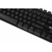 Клавиатура + мышь Defender Glion клав:черный мышь:черный/красный USB LED (45123)