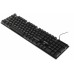 Клавиатура + мышь Defender Glion клав:черный мышь:черный/красный USB LED (45123)