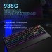 Клавиатура Оклик 935G RAGNAR механическая черный USB Multimedia for gamer LED (подставка для запястий)