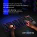 Клавиатура Оклик 935G RAGNAR механическая черный USB Multimedia for gamer LED (подставка для запястий)