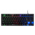 Клавиатура Оклик 707G CIRCUS черный USB Multimedia for gamer LED