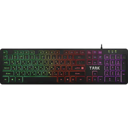 Клавиатура + мышь Defender Tark C-779 клав:черный мышь:черный USB LED (52779)