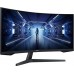 Монитор Samsung 34" C34G55TWWI черный VA LED 1ms 21:9 HDMI матовая 250cd 178гр/178гр 3440x1440 165Hz DP UW 5.6кг