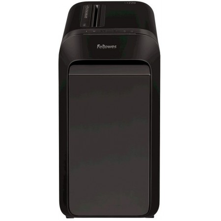 Шредер Fellowes PowerShred LX220 черный (секр.P-4) перекрестный 20лист. 30лтр. скрепки скобы пл.карты