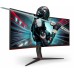 Монитор AOC 34" Gaming CU34G2X черный/красный VA LED 1ms 21:9 HDMI матовая HAS 300cd 178гр/178гр 3440x1440 144Hz FreeSync Premium DP FHD USB 8.1кг