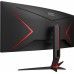 Монитор AOC 34" Gaming CU34G2X черный/красный VA LED 1ms 21:9 HDMI матовая HAS 300cd 178гр/178гр 3440x1440 144Hz FreeSync Premium DP FHD USB 8.1кг