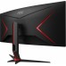 Монитор AOC 34" Gaming CU34G2X черный/красный VA LED 1ms 21:9 HDMI матовая HAS 300cd 178гр/178гр 3440x1440 144Hz FreeSync Premium DP FHD USB 8.1кг