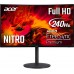 Монитор Acer 31.5" Nitro XZ320QXbmiiphx черный VA LED 1ms 16:9 HDMI M/M матовая HAS Piv 1000:1 300cd 178гр/178гр 1920x1080 240Hz G-Sync DP FHD 6.5кг