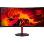 Монитор Acer 34" Nitro XZ342CUPbmiiphx черный VA LED 1ms 21:9 HDMI M/M матовая HAS Piv 400cd 178гр/178гр 3440x1440 144Hz FreeSync DP UW 7.6кг