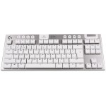 Клавиатура Logitech G915 TKL Lightspeed механическая серебристый USB беспроводная BT/Radio slim Multimedia for gamer LED (920-010117)