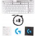 Клавиатура Logitech G915 TKL Lightspeed механическая серебристый USB беспроводная BT/Radio slim Multimedia for gamer LED (920-010117)