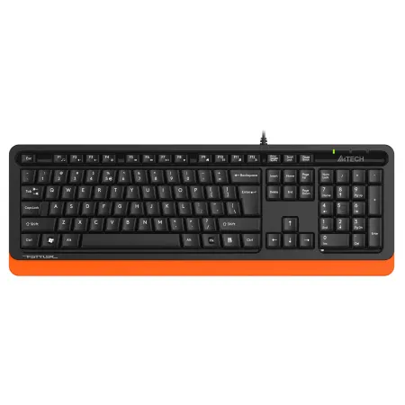 Клавиатура A4Tech Fstyler FKS10 черный/оранжевый USB (FKS10 ORANGE)