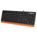 Клавиатура A4Tech Fstyler FKS10 черный/оранжевый USB (FKS10 ORANGE)