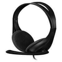 Наушники с микрофоном A4Tech HU-9 черный 1.8м накладные USB оголовье (HU-9 (BLACK))