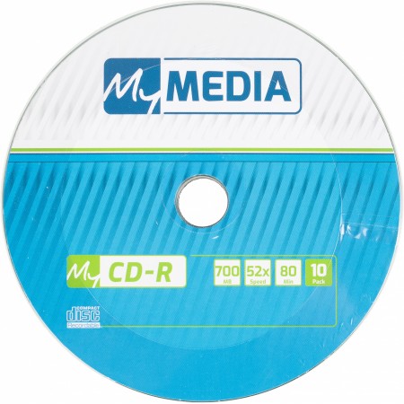 Диск CD-R MyMedia 700Mb 52x Pack wrap (10шт) (69204)