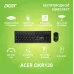 Клавиатура + мышь Acer OKR120 клав:черный мышь:черный USB беспроводная (ZL.KBDEE.007)