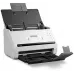 Сканер протяжный Epson WorkForce DS-770II (B11B262401/501) A4 белый/черный