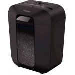 Шредер Fellowes PowerShred LX41 черный (секр.P-4) перекрестный 8лист. 17лтр. скрепки скобы пл.карты