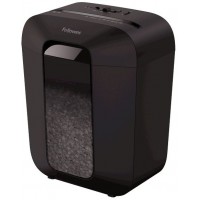 Шредер Fellowes PowerShred LX50 черный (секр.P-4) перекрестный 9лист. 17лтр. скрепки скобы пл.карты